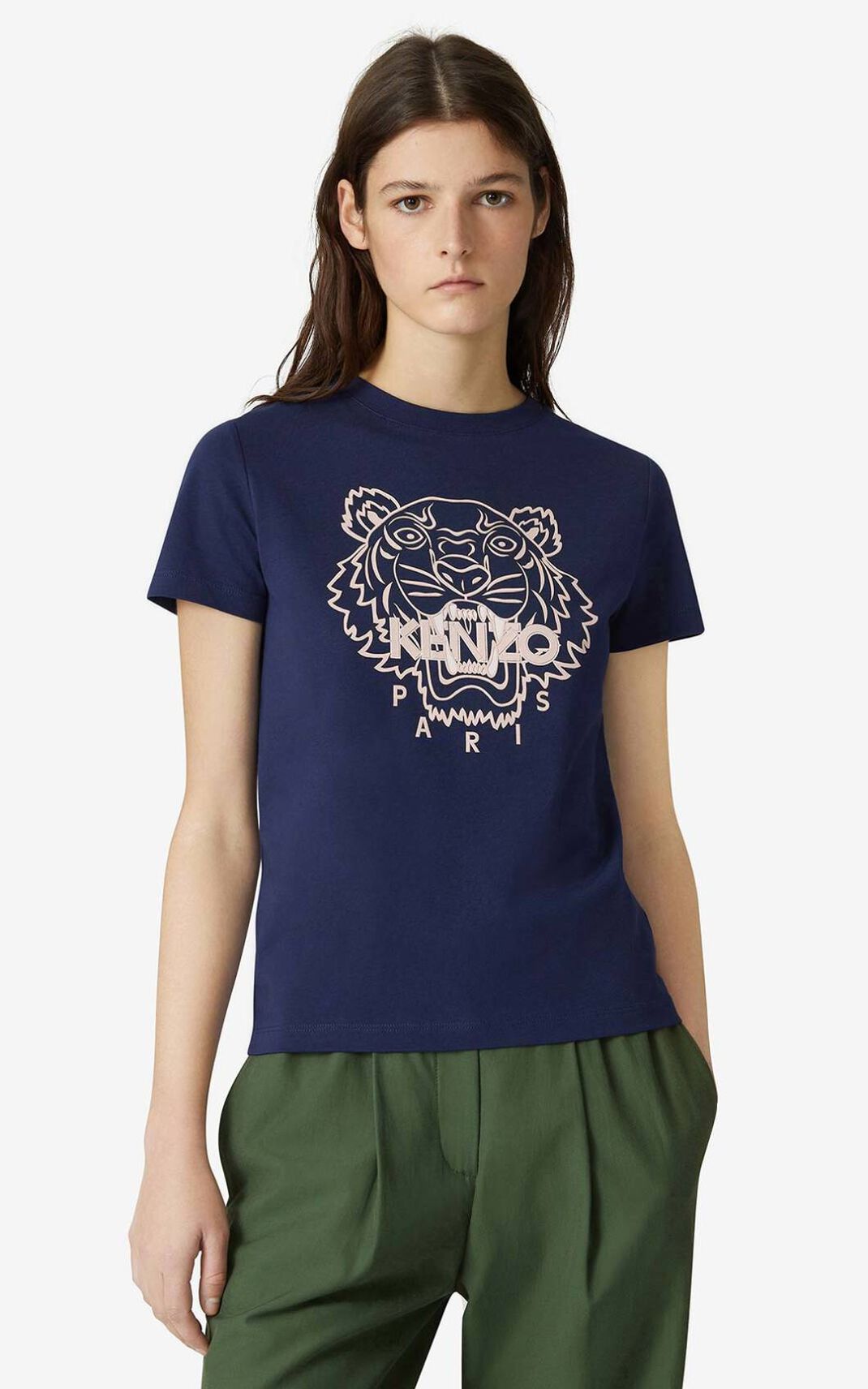 Camisetas Kenzo Tiger Mujer Azules - SKU.1722803